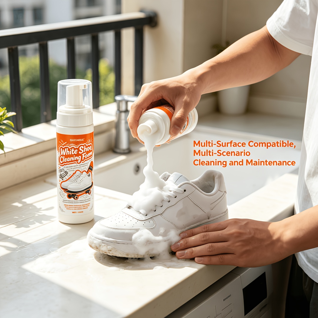 Sneaker Cleaner - Taşınabilir Durulama Gerektirmeyen Beyaz Ayakkabı Temizleyici