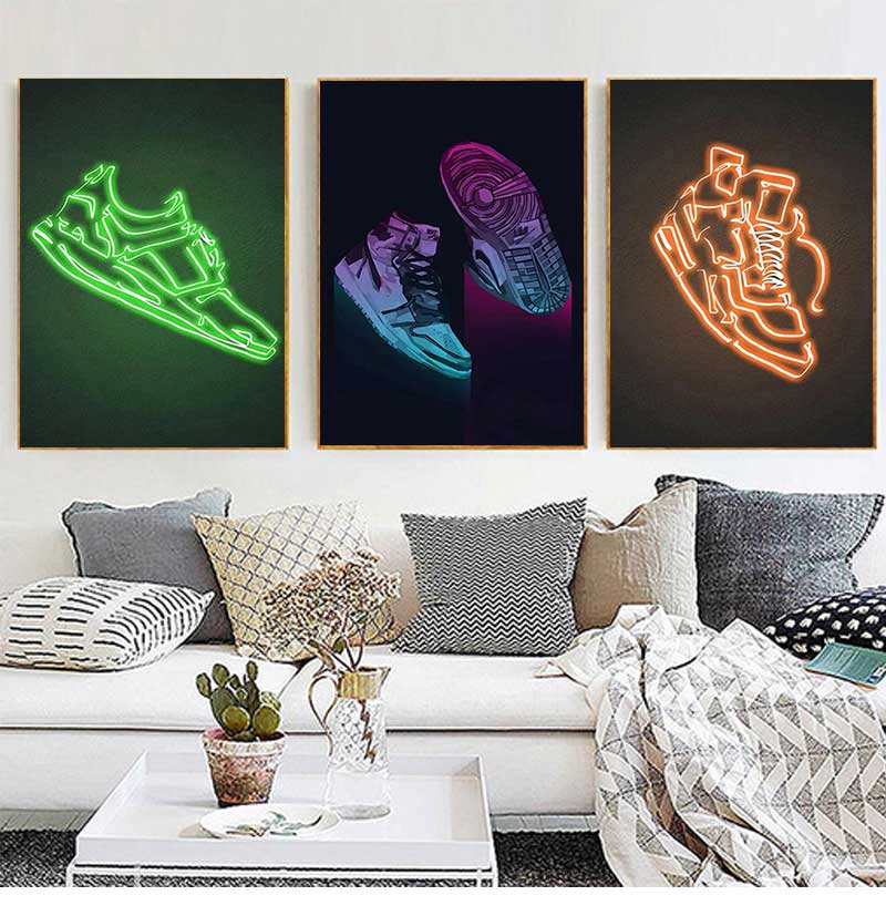 Waterproof Spray Shoe - Moda Graffiti Sneakers duvar sanat posterleri